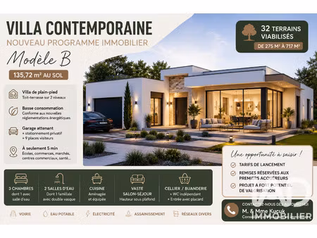 vente maison/villa 6 pièces