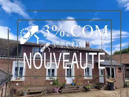 vente maison 5 pièces 106 m² à bus-lès-artois (80560)  121 000 €