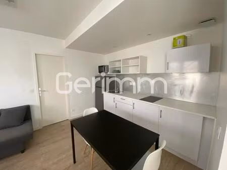 location appartement 2 pièces meublé 31m² st martin d heres 38400