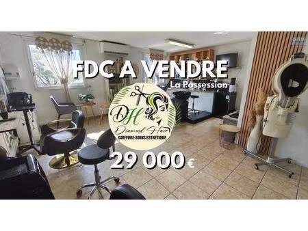 à vendre – diamond'hair salon de coiffure clé en main à la possession : 29 000 €