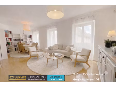 duplex au coeur du village de flins - charme - dpe d - faibles charges - 5 chambres - exte