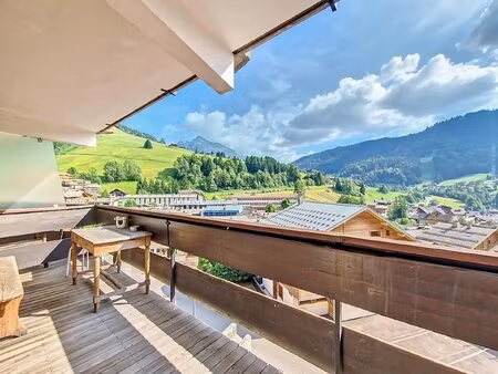 la clusaz - centre - appartement avec vue dégagée