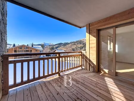 les gets – appartement t3 + cabine – exposition sud-ouest – vue dégagée