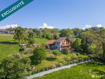 ferme rénovée + 300m² à aménager  vue panoramique