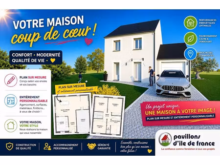 vente maison 4 pièces 85 m² à brégy (60440)  246 700 €
