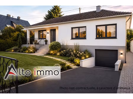 pavillon de plain pieds de 100 m2 habitables avec sous-sol s