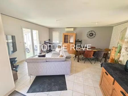 frontignan : maison t4 78m² sur une parcelle de 202m²