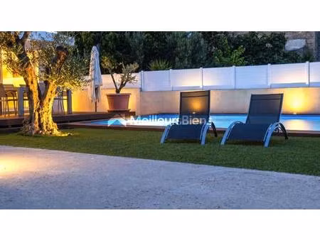 gigean villa 4 chambres terrain clos 384 m² vaste pièce à vivre