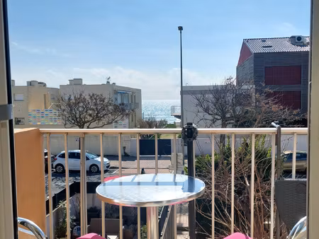 appartement f2 - vue mer - balcon - climatisation