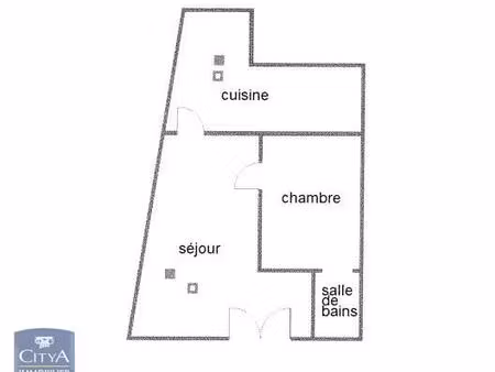 location appartement 2 pièces 49m² alencon 61000