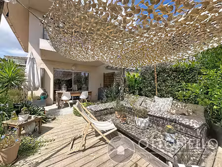 maison 3 pièces 57.75 m2 louée sur un terrain de 188 m2 avec deux terrasses  garage et par