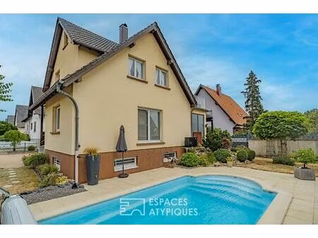 maison d'architecte avec piscine