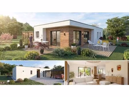 terrain avec maison neuve à vendre