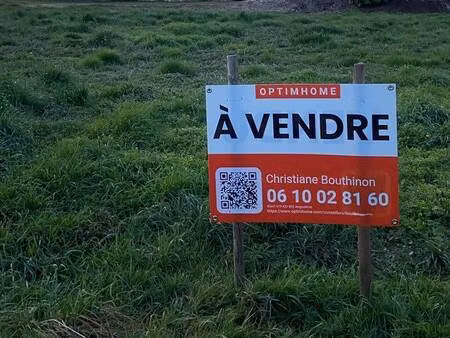 terrain constructible à vendre