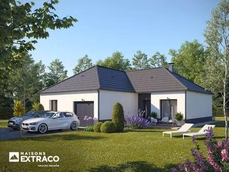 terrain avec maison neuve à vendre