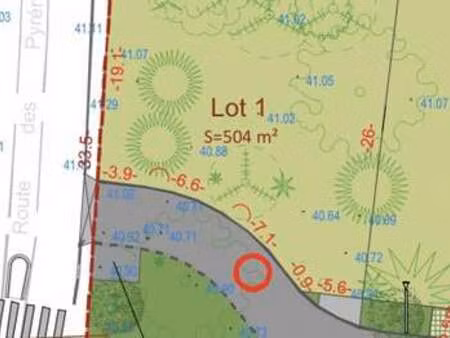 vente terrain à saint-martin-de-hinx (40390) : à vendre / 499m² saint-martin-de-hinx