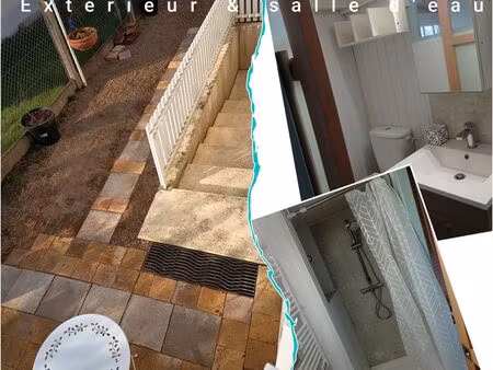 t1 meublé 26 m2 avec espace extérieur