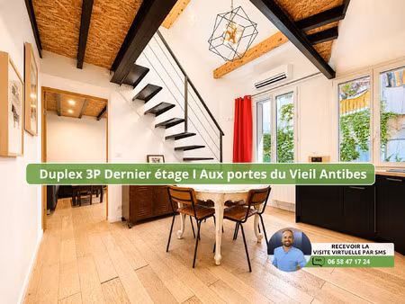 appartement 3p en duplex à vendre à antibes (06600)