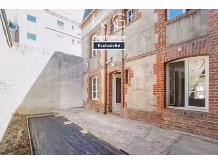 exclusivite  maison 1900 à rénover à deauville proche gare sncf  opportunité investisseur 