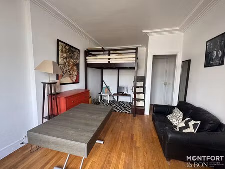 appartement meublé - paris 1 pièce