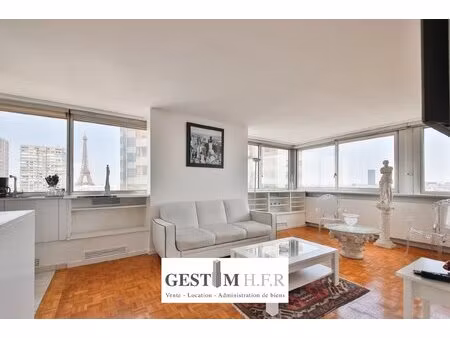 appartement 3 pièces meublé 96 m² – vue tour eiffel
