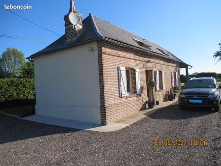 a louer à criquiers maison 3 pieces de 60.46 m² avec appentis et jardin