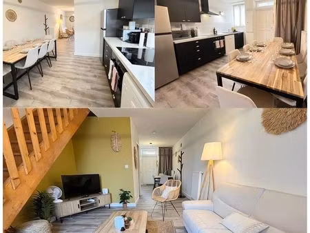 appartement t4 de 70 m2 - terrasse  bourg-de-péage