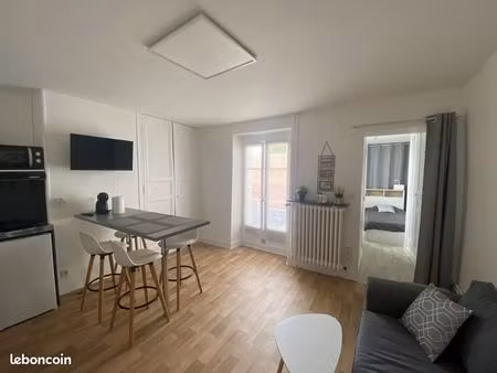 t1 bis meublé 25 m² centre ville de loches