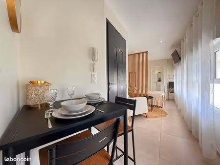 studio meublé 24 m² entièrement rénové
