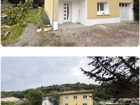 belle maison mitoyenne de 100 m² avec grand jardin clôturé
