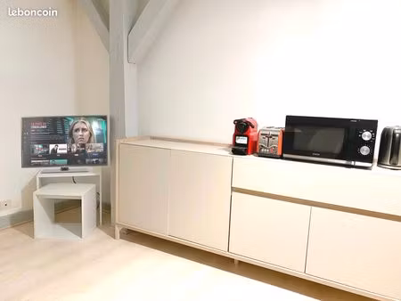 t1 bis meublé en duplex au cœur du centre historique de bourges