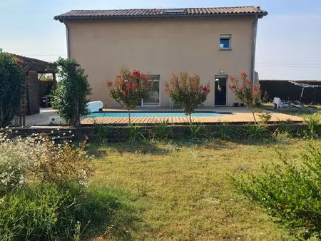 maison t4 100 m² - terrain 1 ha avec piscine & serre