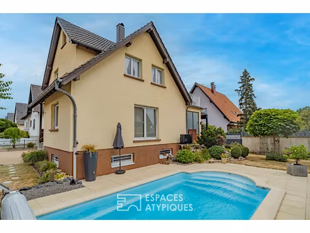 maison d'architecte avec piscine