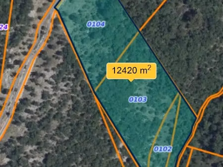 vente terrain 22288 m² à viens (84750)  14 000 €