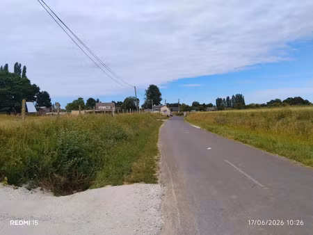 vente terrain 1110 m² à crestot (27110)  41 000 €