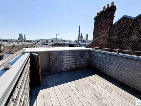 vente appartement 3 pièces 60 m² rouen (76000)