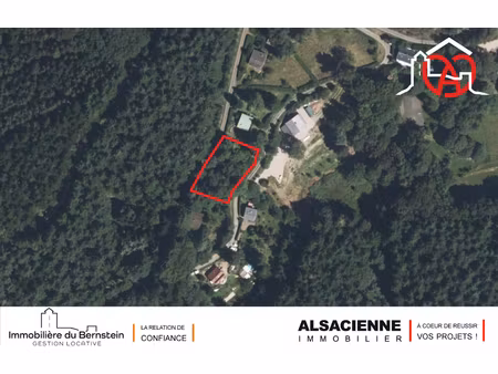 vente terrain 1283 m² à lalaye (67220)  90 420 €