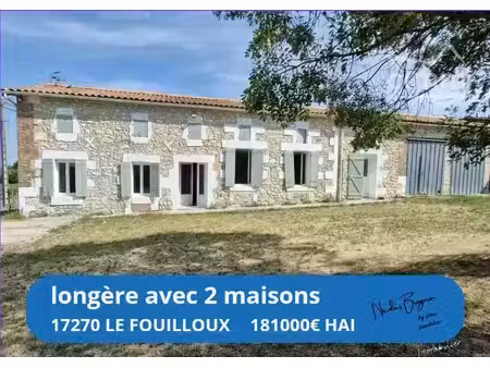 en exclusivité – deux maisons  revenu locatif immédiat et 1 505 m² de terrain