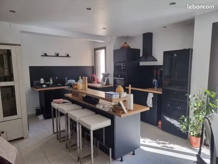 appartement 85m² - jardin 448m²