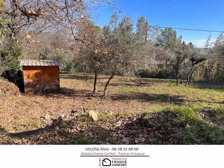 vente terrain 840 m² à draguignan (83300)  140 000 €