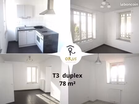 duplex 4 pièces 70 m²
