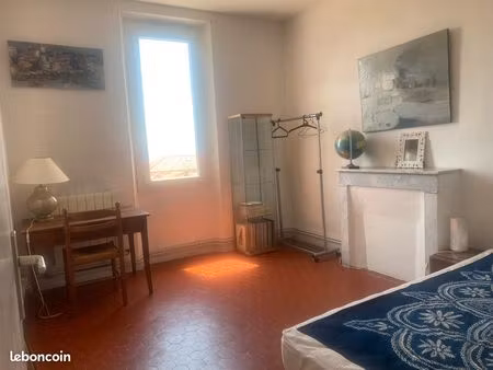 location de chambre meublée dans maison vue mer