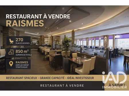 vente locaux professionnels 0 pièces 850 m² à raismes (59590)  299 000 €