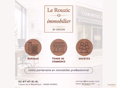 vente locaux professionnels 300 m² à theix-noyalo (56450)  152 600 €