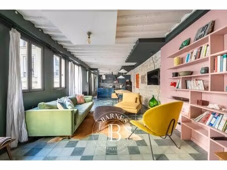 à vendre  appartement paris 3ème 1 chambre - 56 m² - 950 000 €