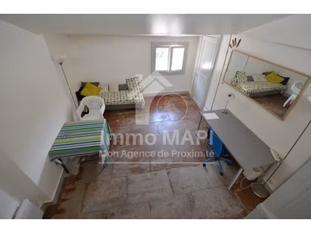 ecusson / rue marceau - grand t1 meublé de 26m2 avec mezzani