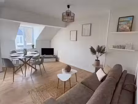 location meublée appartement 2 pièces 39 m² à le portel (62480)  600 €