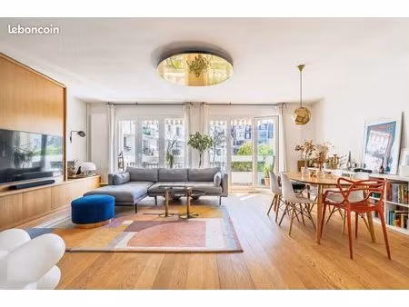 paris 16ᵉ – la muette – appartement d’architecte – 98 41 m² – 3 chambres – 2 terrasses