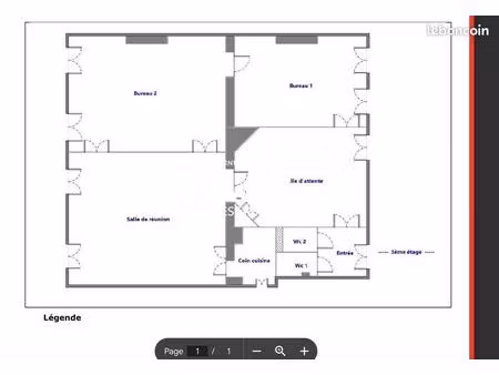 bureaux 94 m² paris