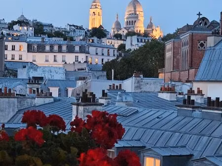 t1 coin nuit - montmartre vue sacré cœur